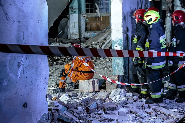 Katastrofa budowlana w Wałbrzychu.