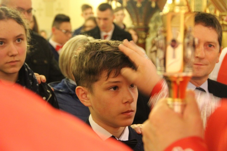 Bierzmowanie w Przecławiu