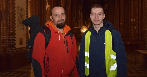 Jako ostatni wyszli organizatorzy EDK Żyrardów - Przemysław Chądzyński i Paweł Łęcki.