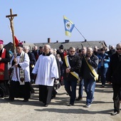 Droga Krzyżowa w intencji trzeźwości w KL Birkenau - 2019