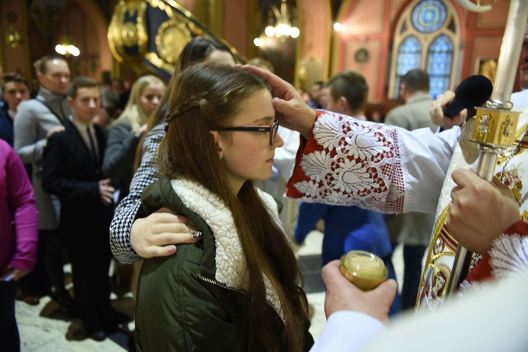 Bierzmowanie u św. Kazimierza w Nowym Sączu