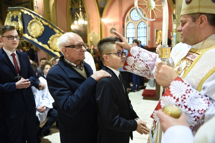 Bierzmowanie u św. Kazimierza w Nowym Sączu