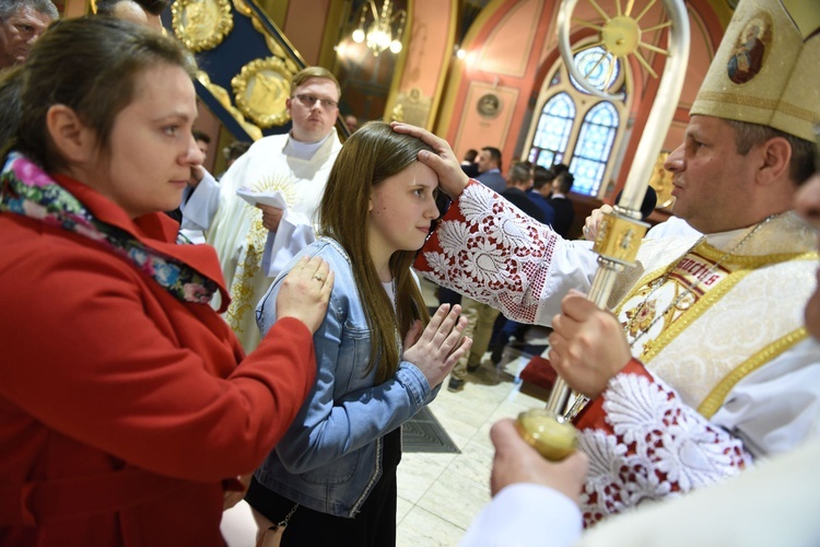 Bierzmowanie u św. Kazimierza w Nowym Sączu