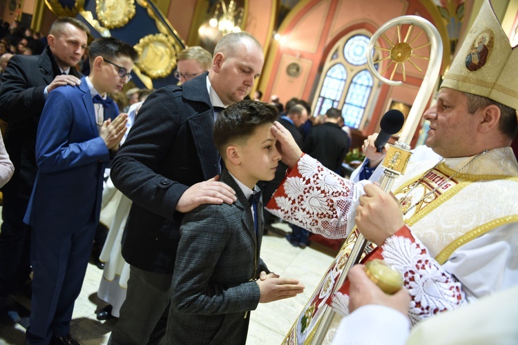 Bierzmowanie u św. Kazimierza w Nowym Sączu