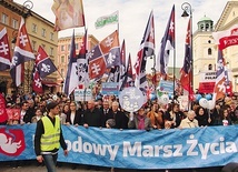 Okazją do przejścia ulicami Warszawy był obchodzony 24 marca Narodowy Dzień Życia, uchwalony przez polski Sejm w 2004 roku.