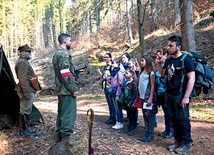 Jedna z grup podczas składania przysięgi wojskowej.