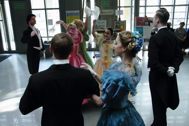 Balet "Cracovia Danza" w Bibliotece Jagiellońskiej.