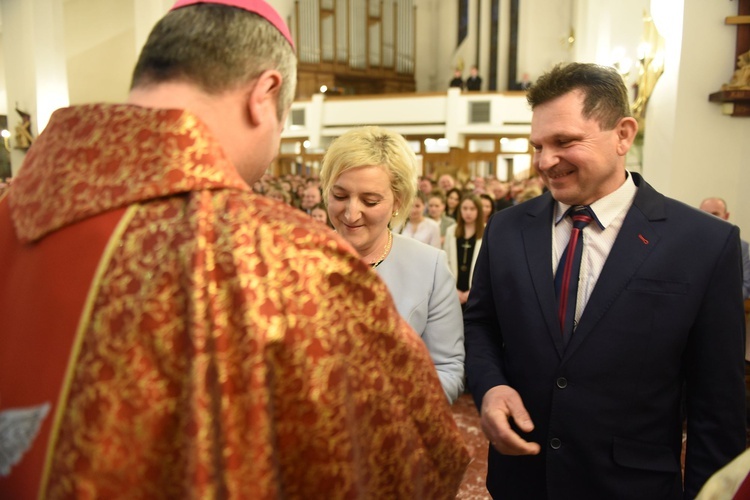 Bierzmowanie w Łososinie Dolnej