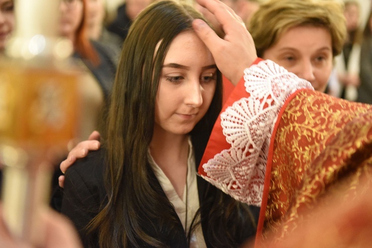 Bierzmowanie w Łososinie Dolnej