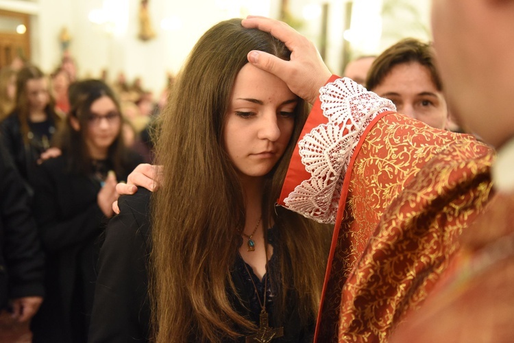 Bierzmowanie w Łososinie Dolnej