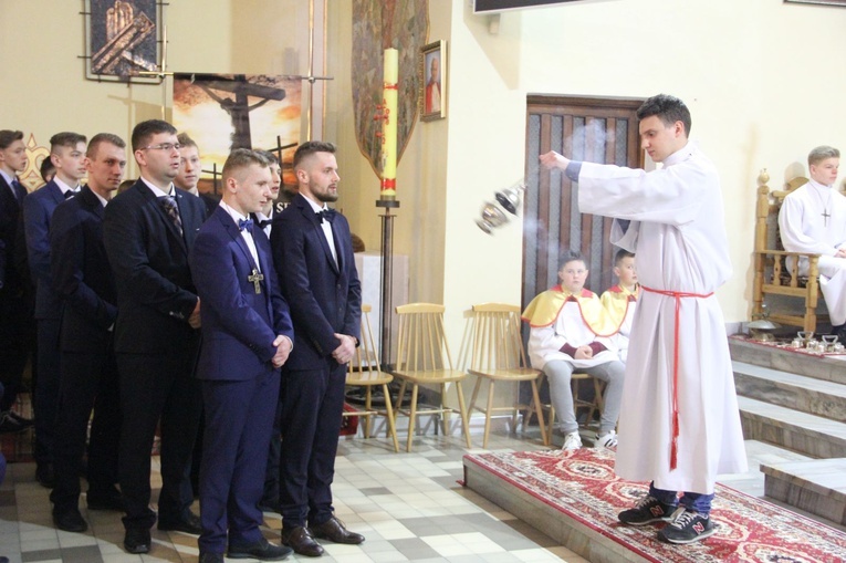 Bierzmowanie w Trzcianie k. Mielca