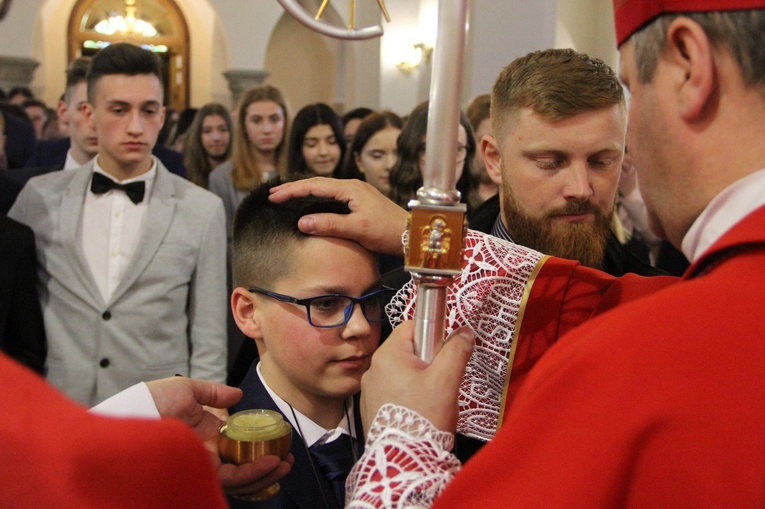 Bierzmowanie w Laskowej
