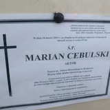 Pogrzeb Mariana Cebulskiego