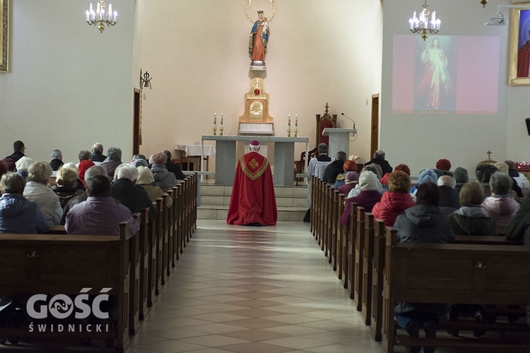 Poświęcenie nowych stacji drogi krzyżowej w Dzierżoniowie