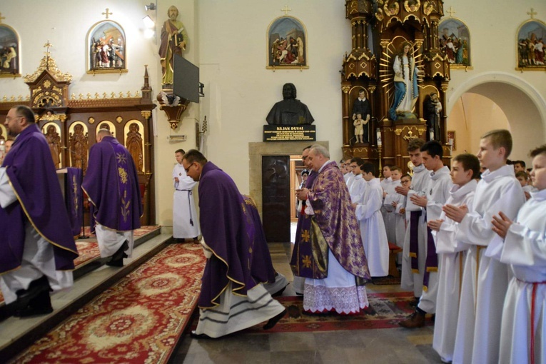 Błogosławieństwo lektorów w Żegocinie.