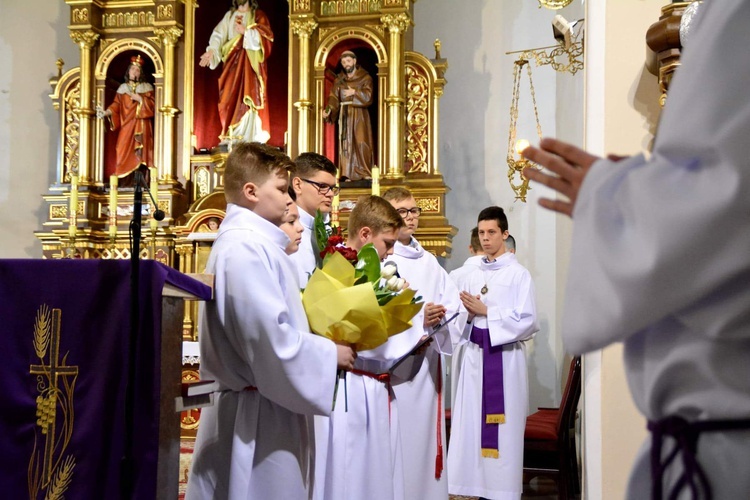 Błogosławieństwo lektorów w Żegocinie.