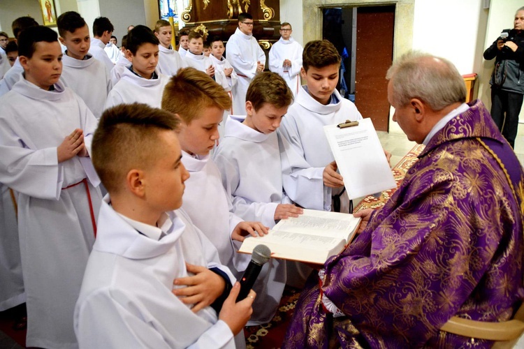 Błogosławieństwo lektorów w Żegocinie.