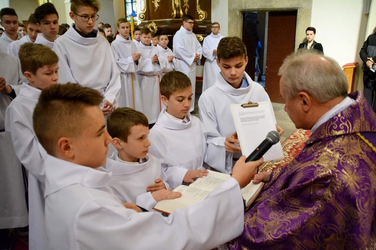 Błogosławieństwo lektorów w Żegocinie.