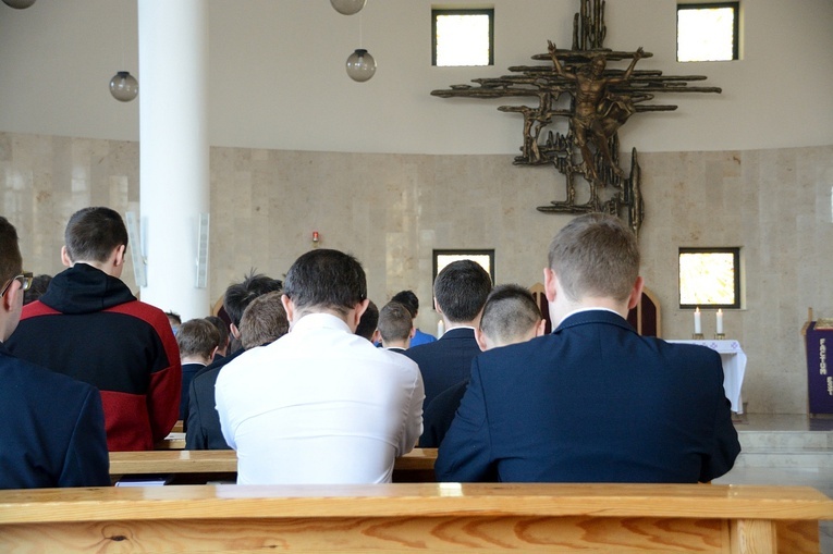 Rekolekcje powołaniowe w seminarium duchownym.