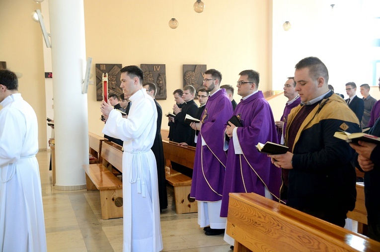 Rekolekcje powołaniowe w seminarium duchownym.