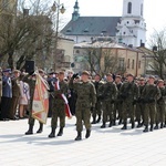 Przysięga terytorialsów na ostrowieckim Rynku