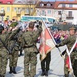 Przysięga terytorialsów na ostrowieckim Rynku