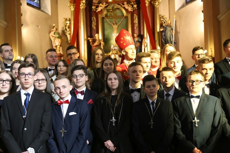 Bierzmowanie w Ryglicach