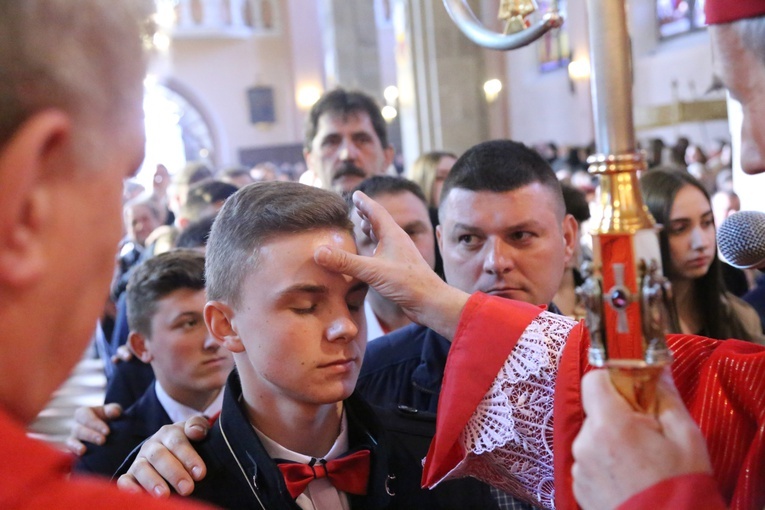 Bierzmowanie w Ryglicach