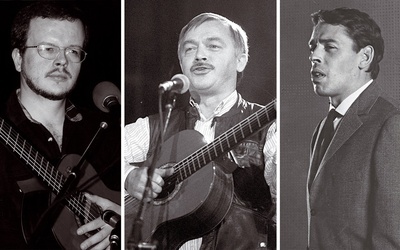 Jacek Kaczmarski (1957–2004), Karel Kryl (1944–1994), Jacques Brel (1929–1978).