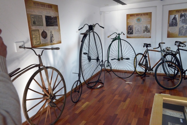 Muzeum rowerów w Radomiu.