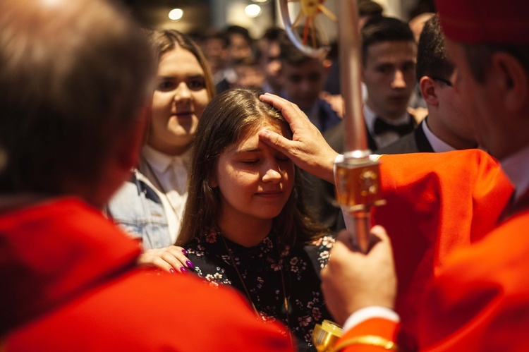 Bierzmowanie w kościele kolejowym - cz. 1