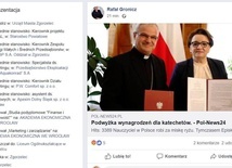 Rafał Gronicz krytycznie o katechetach