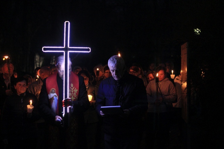 Droga Krzyżowa aptekarzy w Kamieniu Śląskim