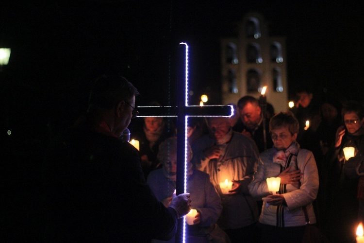 Droga Krzyżowa aptekarzy w Kamieniu Śląskim