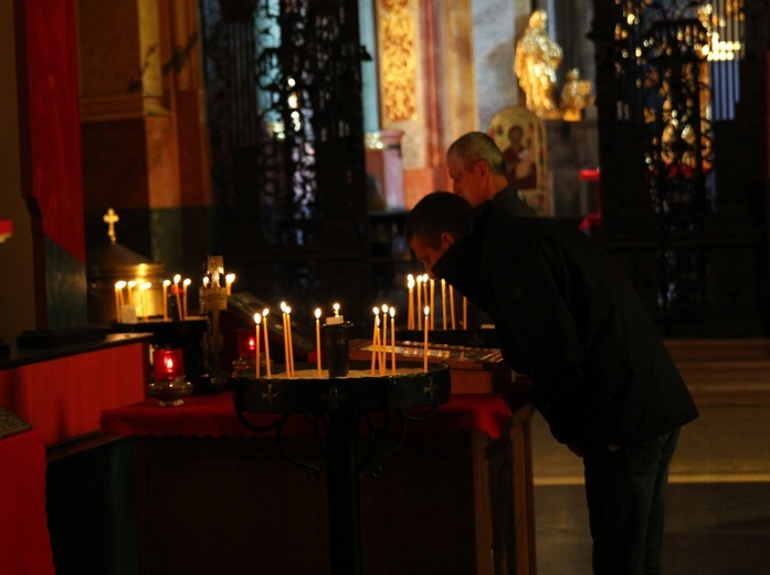 Bracia z Taizé w greckokatolickiej katedrze