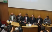 Konferencja prasowa na gliwickiej onkologii