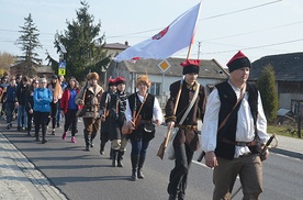 Trasa wiedzie ze Słupczy do Sandomierza.