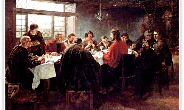 Fritz von Uhde
Ostatnia wieczerza 
olej na płótnie, 1886
Staatsgalerie, Stuttgart