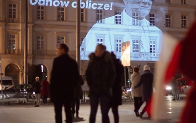 Czuwanie modlitewne na placu Piłsudskiego w 14. rocznicę śmierci świętego Jana Pawła II. 
2.04.2019 Warszawa