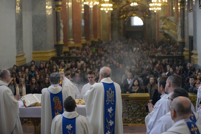 Pielgrzymka maturzystów na Jasną Górę