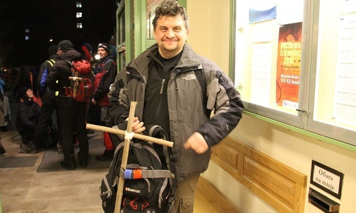 Roman Szubryt - jeden z ponad 1000 uczestników EDK na trasę wyruszył po raz trzeci.