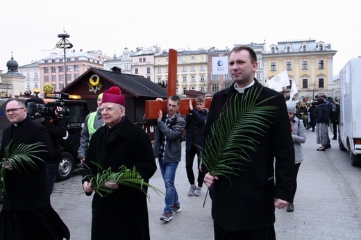 Niedziela Palmowa z udziałem młodzieży w Krakowie 2019