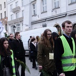 Niedziela Palmowa z udziałem młodzieży w Krakowie 2019