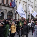 Niedziela Palmowa z udziałem młodzieży w Krakowie 2019