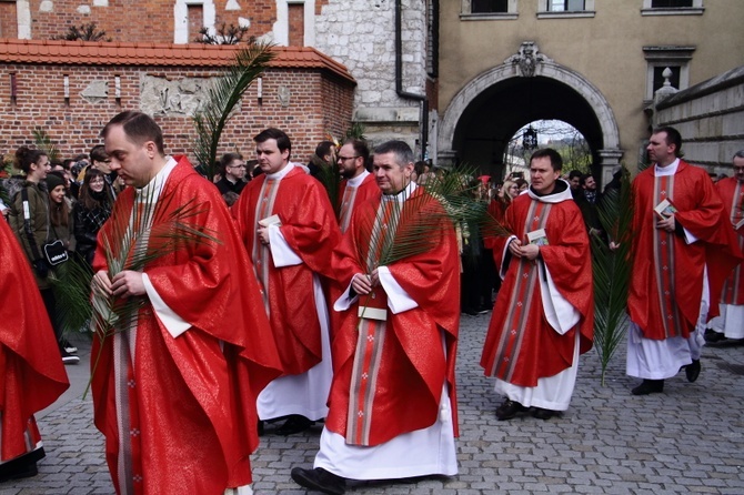 Niedziela Palmowa z udziałem młodzieży w Krakowie 2019