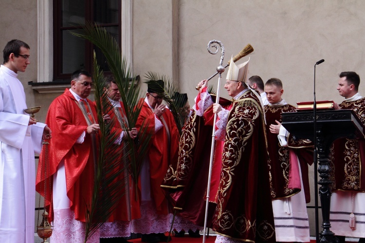 Niedziela Palmowa z udziałem młodzieży w Krakowie 2019