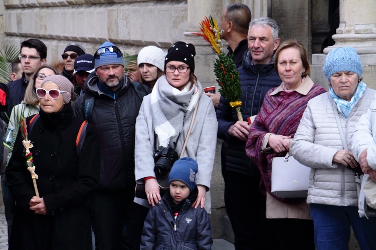 Niedziela Palmowa z udziałem młodzieży w Krakowie 2019