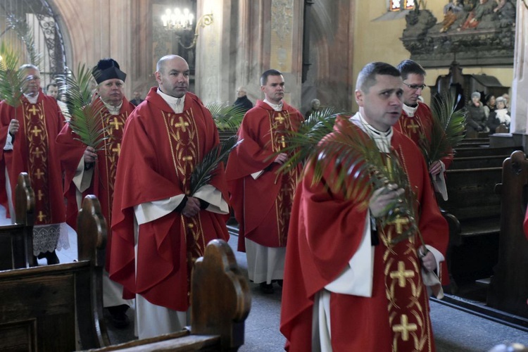 Niedziela Palmowa w parafii katedralnej