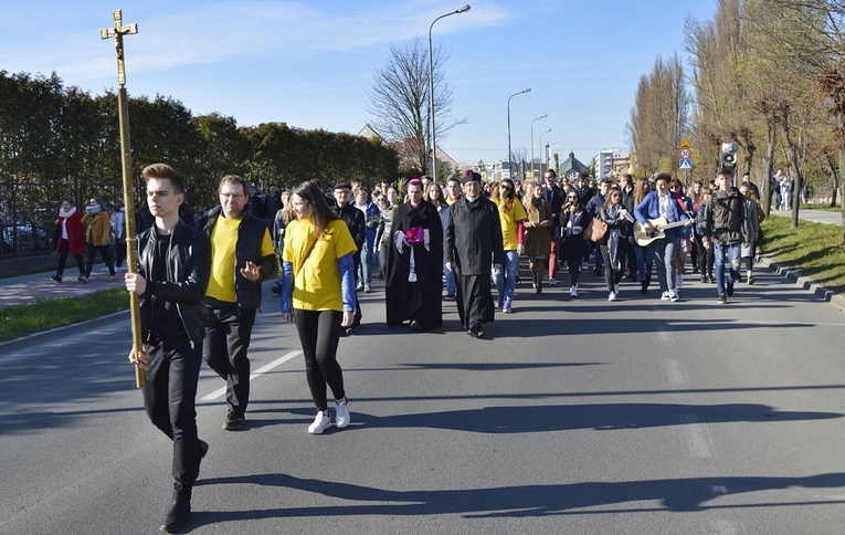 Niedziela Palmowa młodych diecezji płockiej