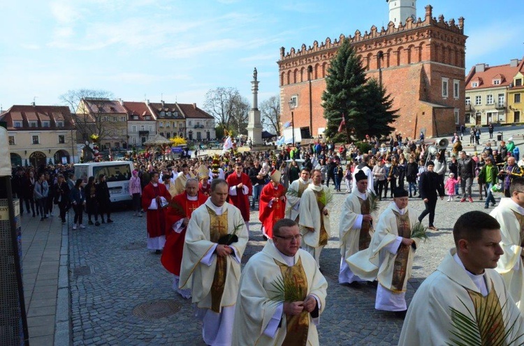 Niedziela Palmowa młodych w Sandomierzu 